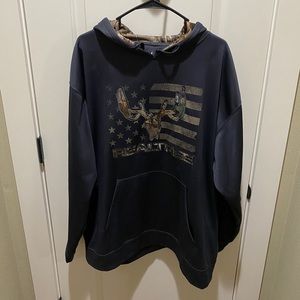 2XL RealTree US Flag/Deer Sweatshirt